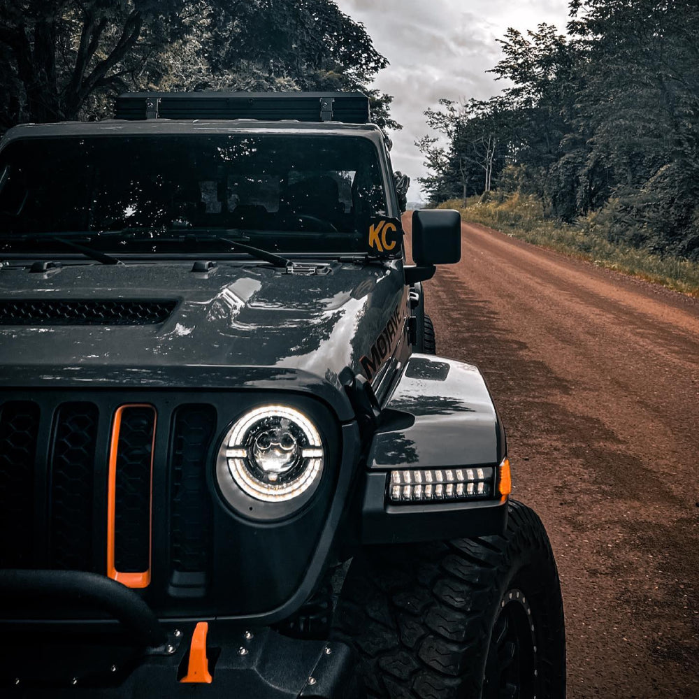 9 Inch LED Headlights for Jeep JL Wrangler - 60W High Power Sunlight White Light - Off-Road & Night Driving Upgrade