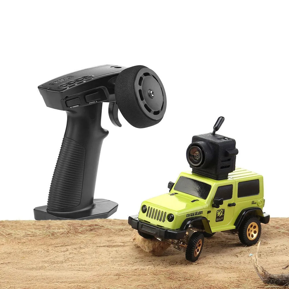 Diatone SNT Wrangler 1:64 Scale 3010 Off-Road RC Car - 4WD Micro FPV Racing Vehicle for Indoor & Outdoor Adventure, Backyard Crawling, and FPV Drone Racing Enthusiasts