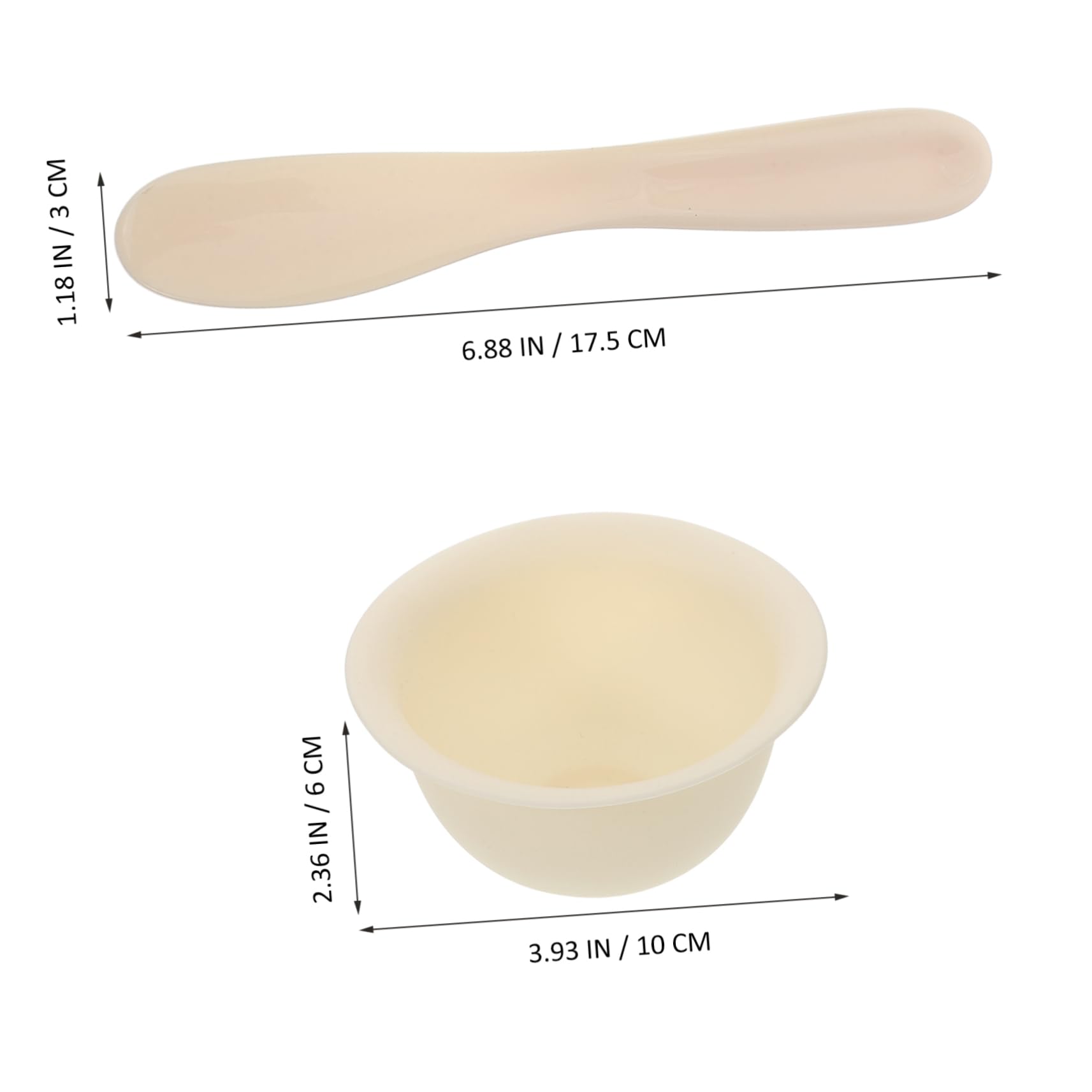**Hemoton Silicone Facial Mask Mixing Bowl Set - Professional Spa Mask Making Tool for DIY Skincare & Beauty Treatments at Home**
