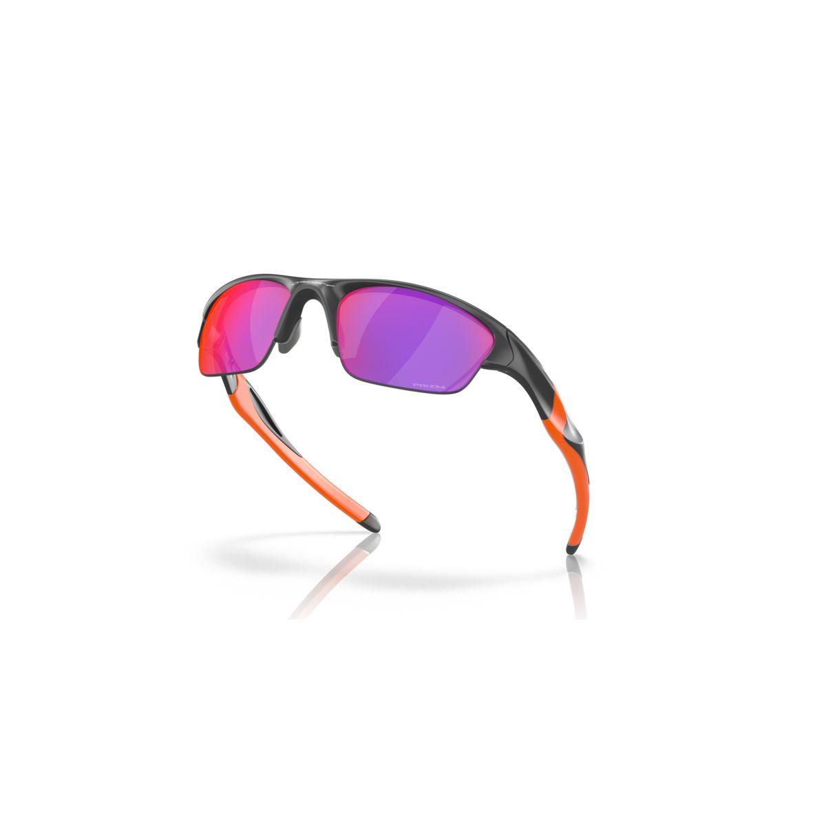 Oakley Half Jacket 2.0 Sunglasses - Low Bridge Fit, Matte Dark Grey Frame with Prizm Road Lenses (Model 0OO9153 915328) - Ideal for Cycling, Running & Outdoor Sports