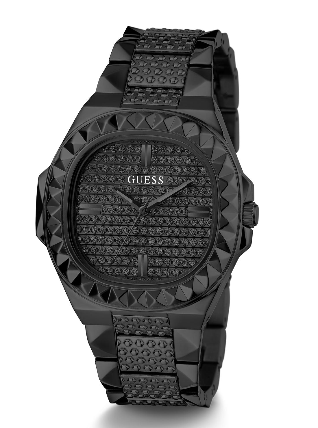 Black Studded Rebel Watch - Stylish Men's & Women's Fashion Watch for Everyday Wear & Special Occasions