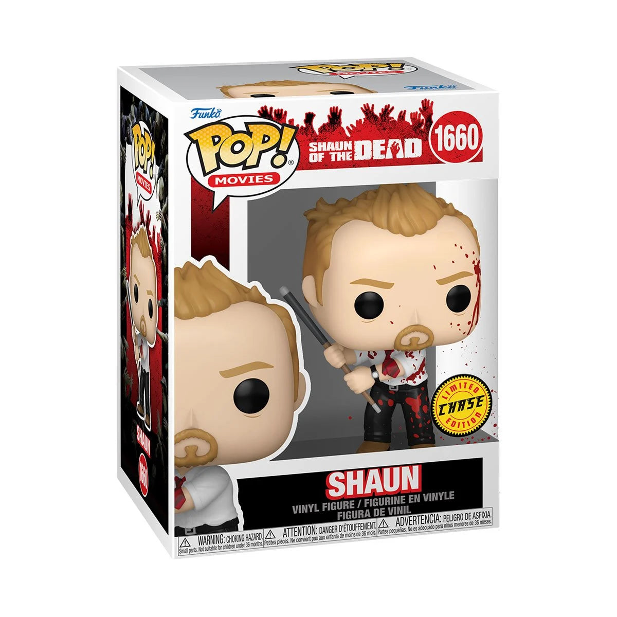 Shaun of the Dead Limited Edition Collectible Figure with Pool Cue - Perfect for Horror Movie Fans, Pop Culture Collectors, and Home Office Display