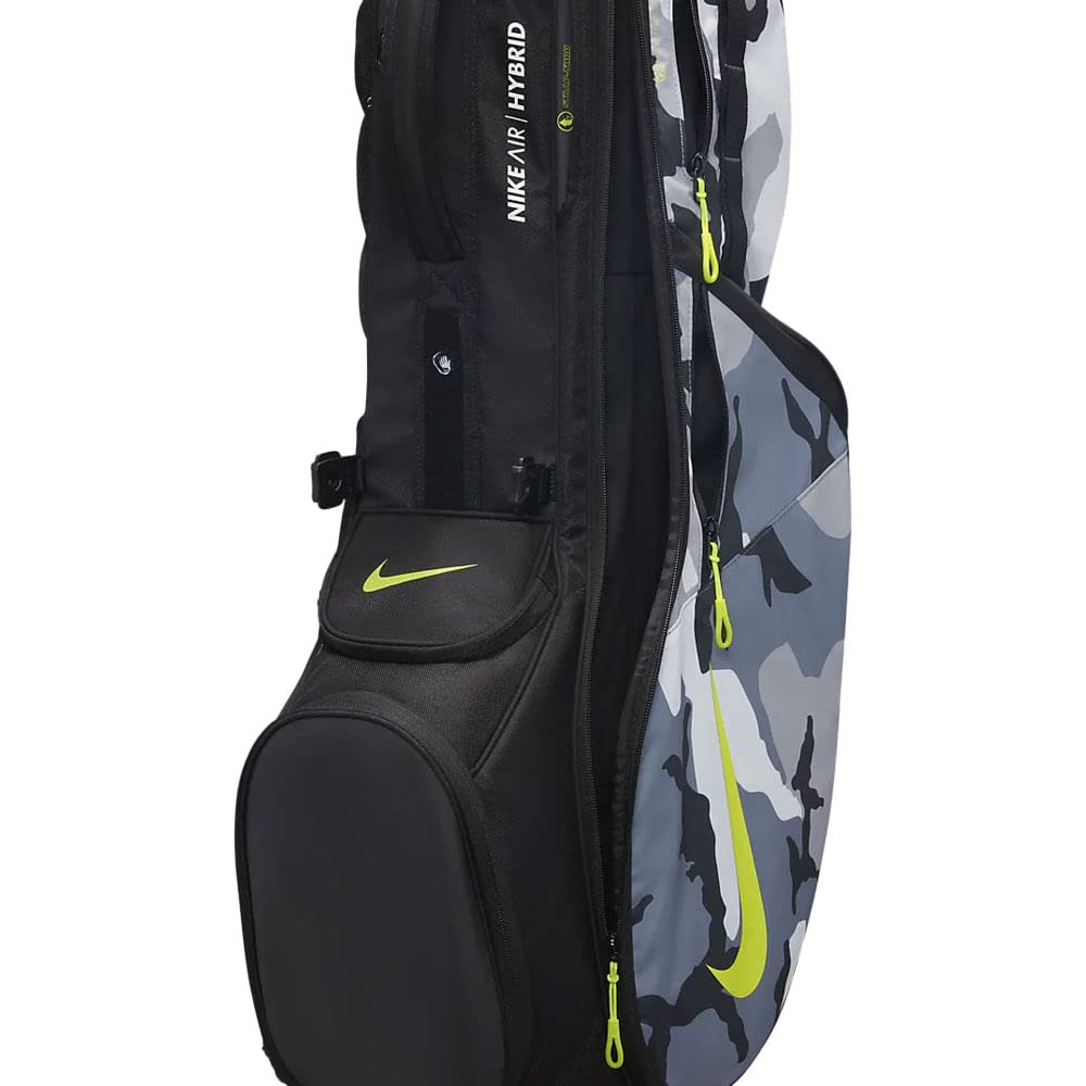 Nike Air Hybrid 2 Golf Bag Camo - Lightweight Stand Golf Bag with Multiple Pockets for Clubs & Accessories | Perfect for Golf Tournaments, Driving Range & Outdoor Sports