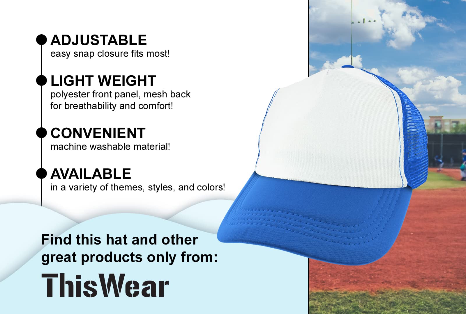 ThisWear 40th Birthday MAGA Trucker Hat - Making America Great Since 1983 Snapback Cap for Men & Women | Perfect for 40th Birthday Parties, Political Events & Patriotic Celebrations