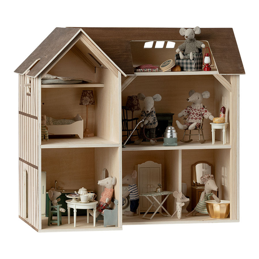 Maileg Mouse Hole Farmhouse - Adorable Miniature Dollhouse for Kids | Perfect for Imaginative Play & Room Decor