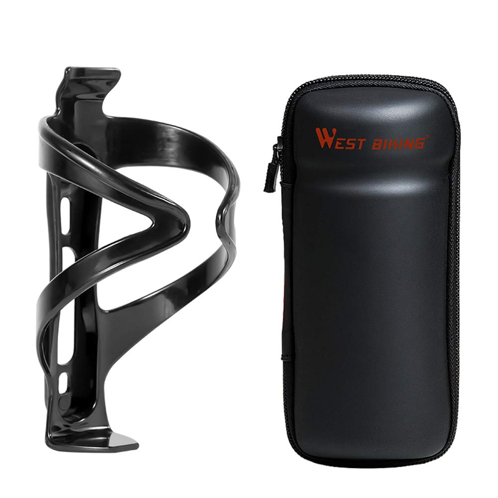 Lixada Bike Tool Bag - Waterproof Bicycle Storage Box for MTB & Road Bikes - Compact Cycling Accessories Organizer with Bottle Cage Mount - Perfect for Mountain Biking, Commuting & Road Trips