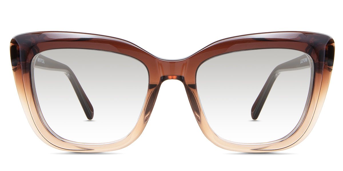 LESA Women's Prescription Tinted Glasses - Stylish & UV Protection for Reading, Driving & Outdoor Activities