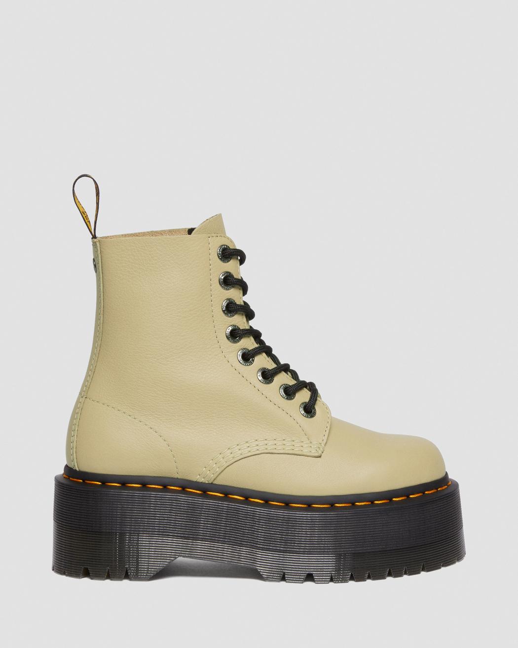 Dr. Martens 1460 Pascal Max Leather Platform Boots for Women - Chunky Sole, Comfortable & Stylish - Perfect for Punk, Goth & Everyday Wear
