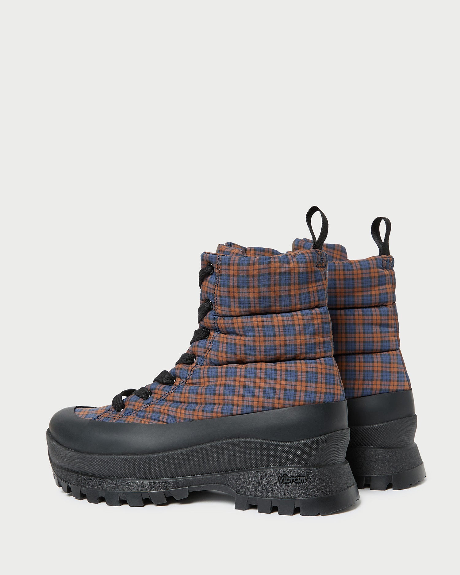 Davey Navy/Rust Weatherproof Boots - Waterproof & Durable for Hiking, Hunting & Outdoor Work - Perfect for Rain, Snow & Muddy Terrains