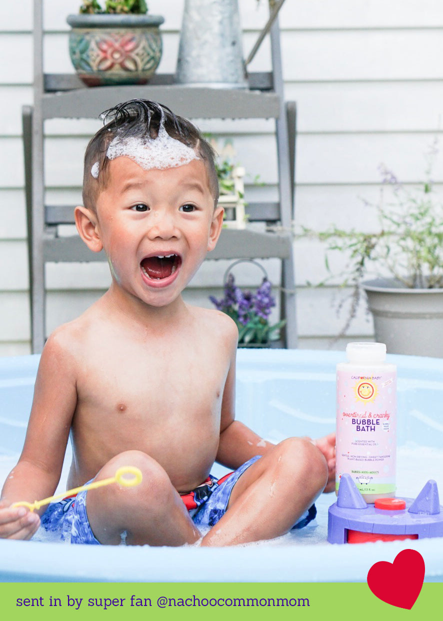 Overtired & Cranky™ Relaxing Bubble Bath for Kids - Calming Bedtime Bath Soak with Natural Ingredients for Better Sleep | Perfect for Toddlers & Children's Nighttime Routine