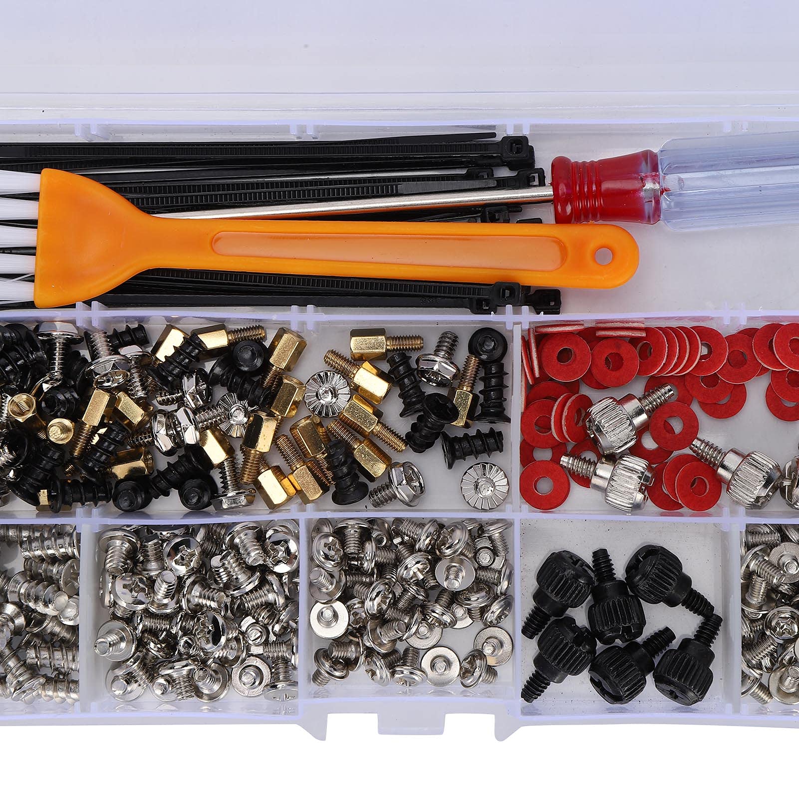 Premium Metal Computer Screw Kit - 120pcs PC/Laptop Repair Screws Set for Motherboard, SSD, HDD Installation - Durable Stainless Steel Hardware for Home & Office Computer Maintenance & DIY Projects