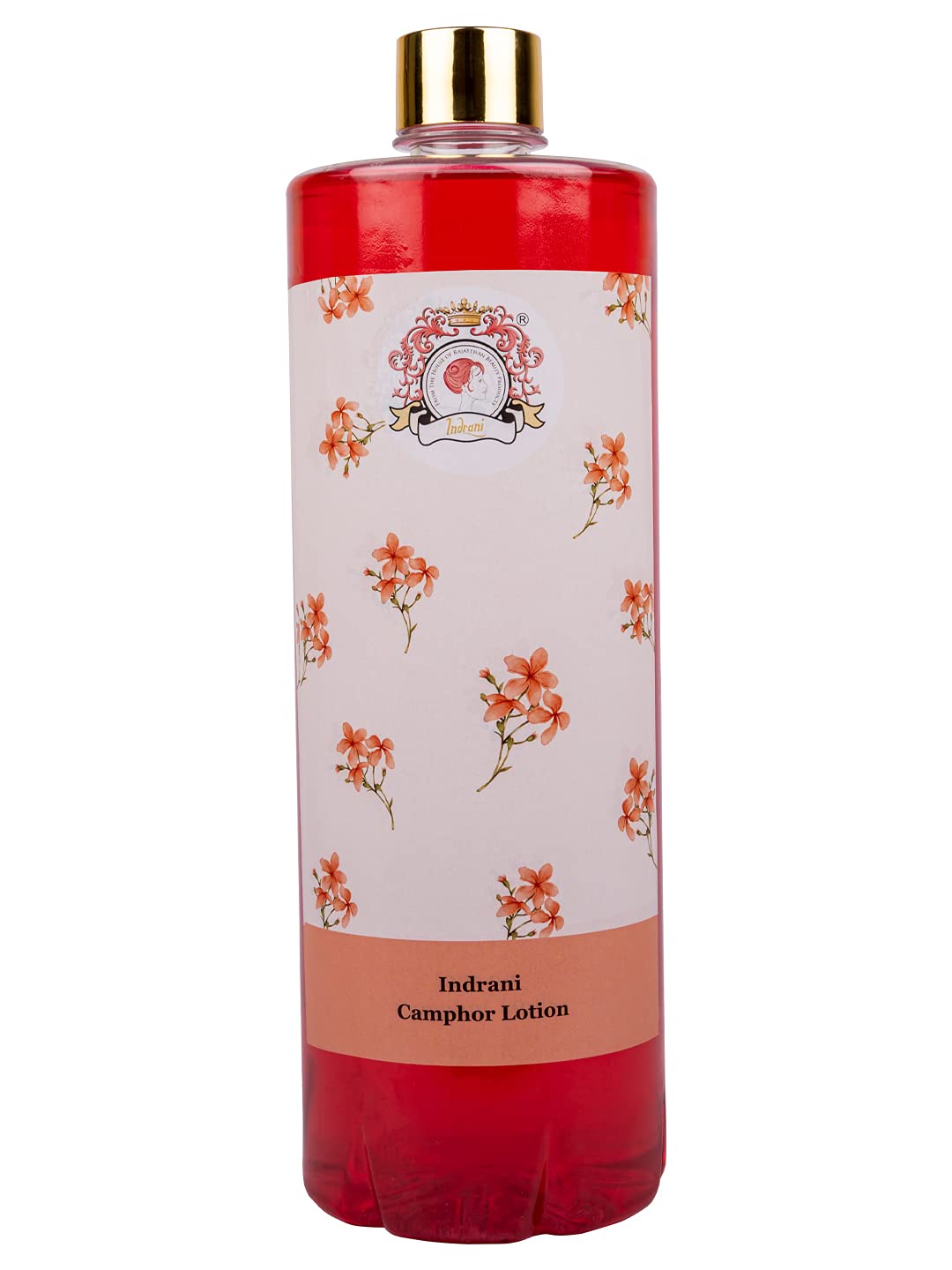 Indrani Camphor Lotion 1 Litre (33.8 oz) - Natural Pain Relief & Muscle Relaxation - Perfect for Massage, Aches & Joint Pain Relief