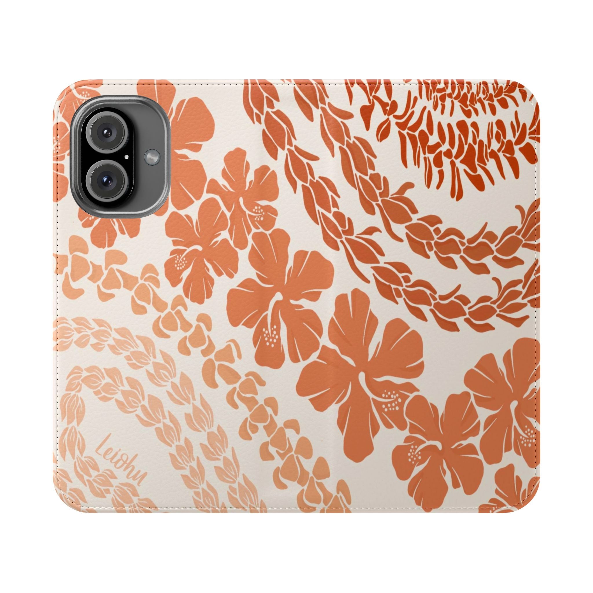 Groovy Lei Warm Folio Case for iPad - Soft PU Leather Protective Cover with Hand Strap | Perfect for Work, Travel & Everyday Use