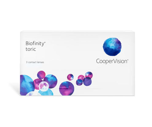Biofinity Toric Monthly Contact Lenses (3-Pack) - Comfortable, Breathable for Astigmatism - Perfect for Daily Wear & Active Lifestyles