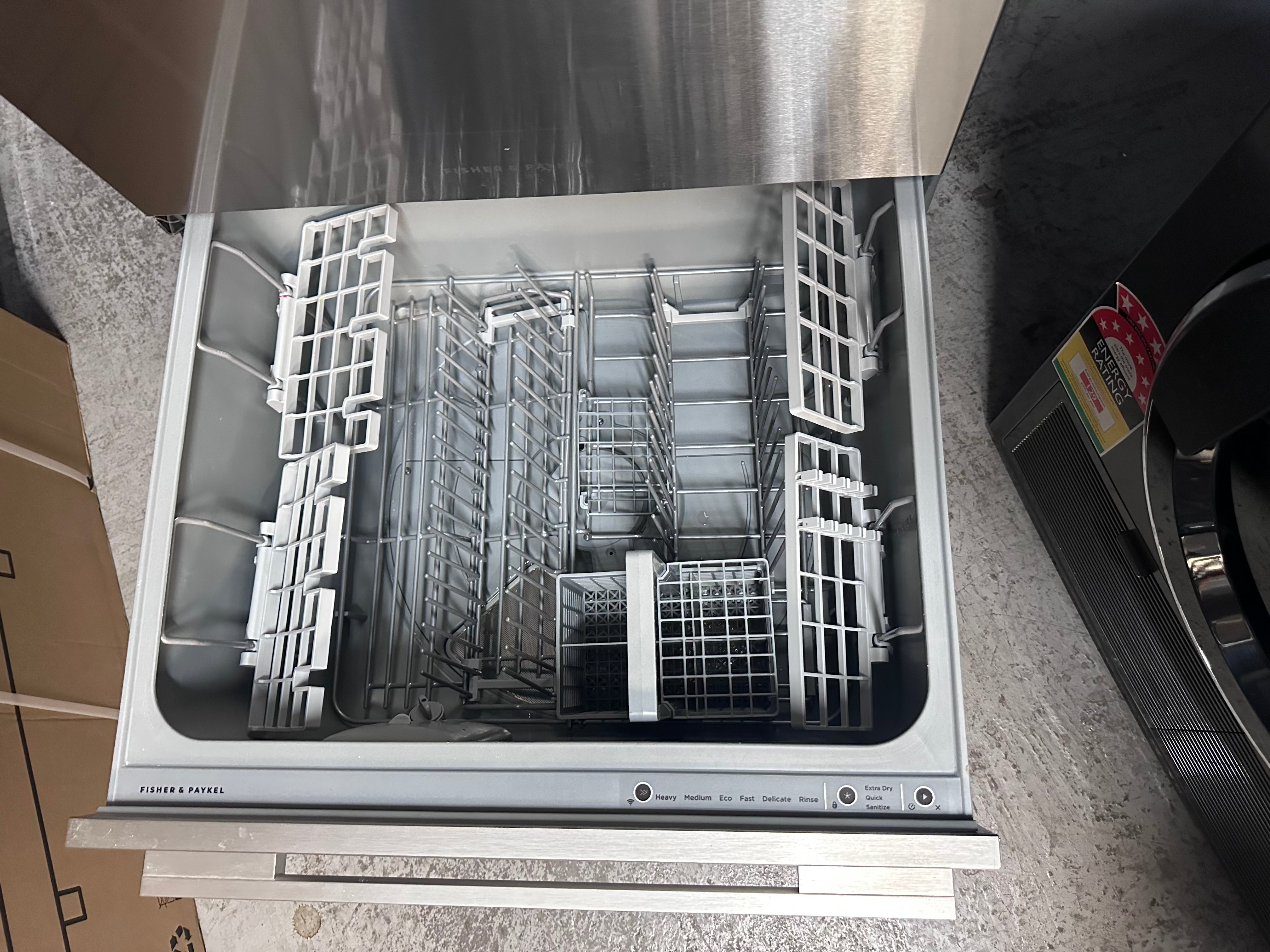 Fisher & Paykel Series 9 Contemporary Double DishDrawer Dishwasher - Stainless Steel DD60DDFX9 [Factory Refurbished] | Space-Saving Design for Modern Kitchens & Open-Plan Living