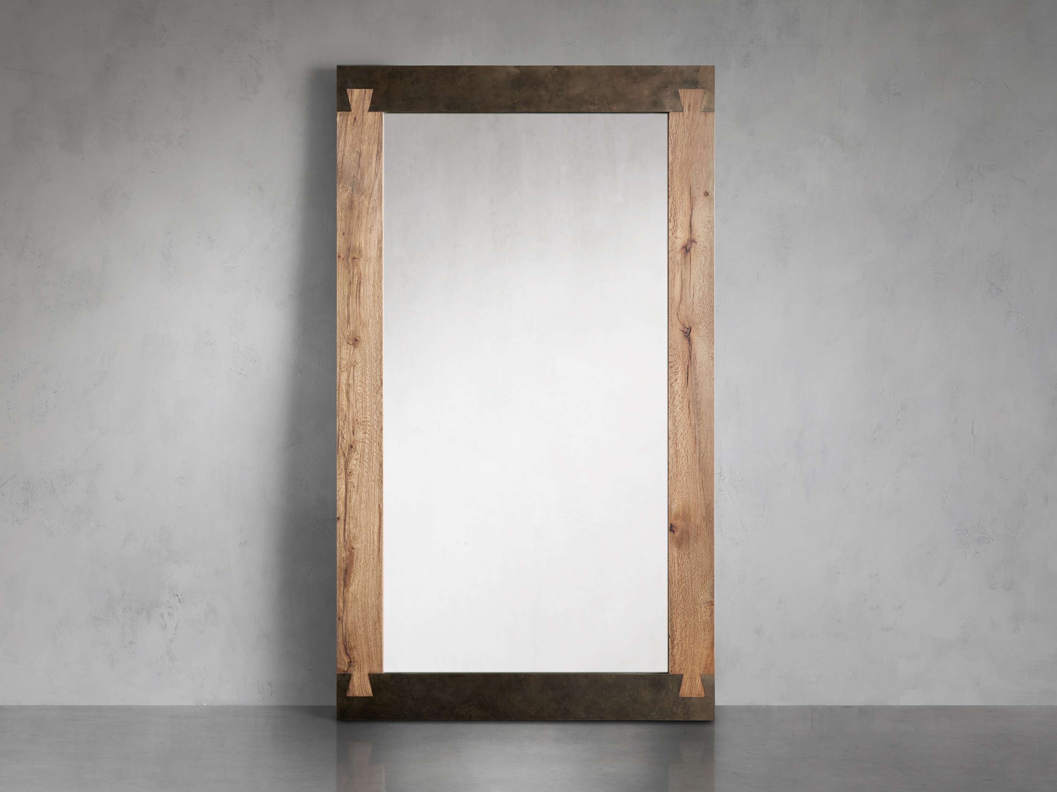 Full-Length Floor Mirror - Modern Freestanding Dressing Mirror for Bedroom, Living Room & Entryway - Large Standing Mirror for Home Decor & Outfit Check - 60