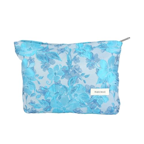 Embossed Blue Flowers