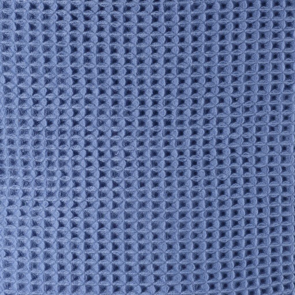 Cozelle Botanical Gardens Waffle Knit Blanket - Easy Care, Cornflower Blue, Full/Queen Size | Soft & Breathable Throw for Bed, Sofa & Outdoor Use