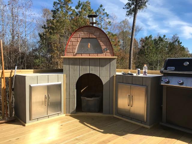 MAXIMUS PRIME Large Portable Pizza Oven - Outdoor Wood Fired Pizza Maker, Stainless Steel & Red Finish - Perfect for Backyard, Camping, Picnics and Tailgating Parties