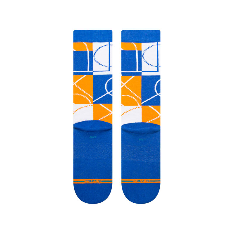 Stance Zone New York Knicks Crew Socks - NBA Basketball Team Socks for Men & Women - Comfortable Athletic Socks for Sports, Workout & Casual Wear