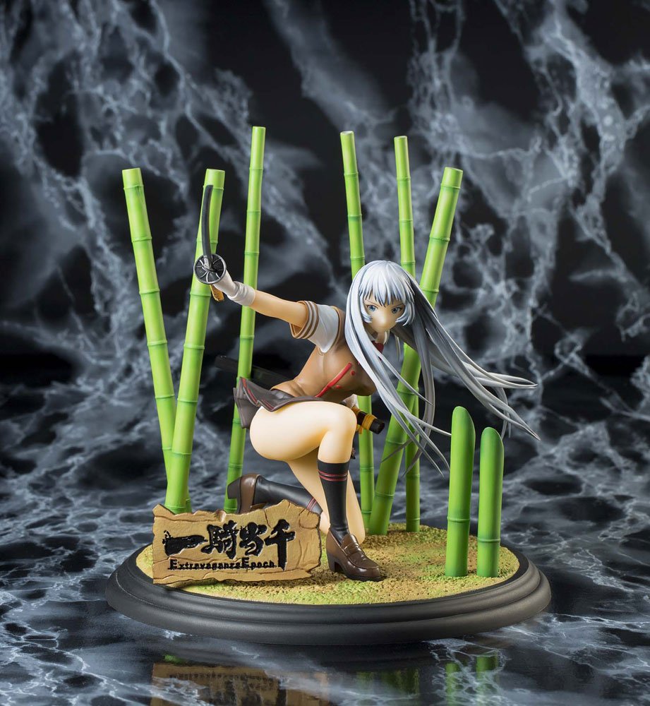 Ikki Tousen Choun Shiryu 18 Scale PVC Anime Figure - Collectible Japanese Manga Character Statue for Display & Home Decor