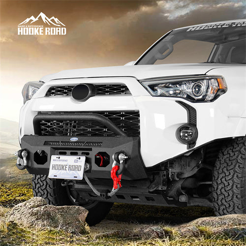 Hooke Road 14-24 Toyota 4Runner Stubby Front Bumper (Excludes Limited & Nightshade) - Off-Road Protection & Enhanced Style for Adventure Enthusiasts