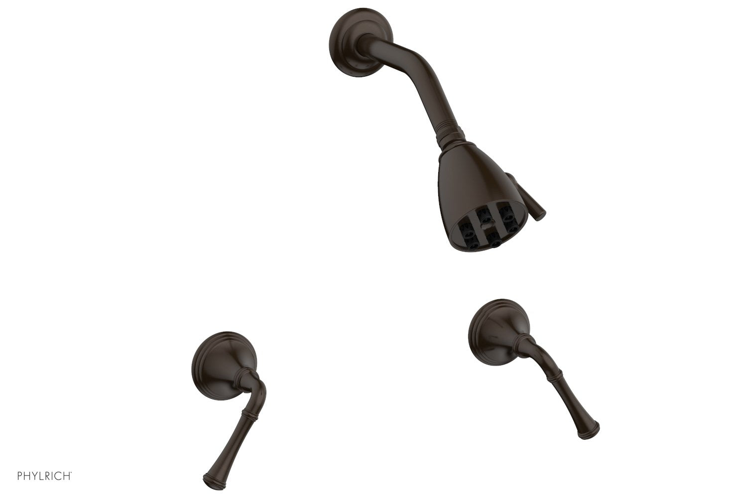 3RING Two Handle Shower Faucet Set D3205 - Chrome Finish Bathroom Shower System for Modern Homes, Perfect for Master Bath or Guest Bathroom Renovation