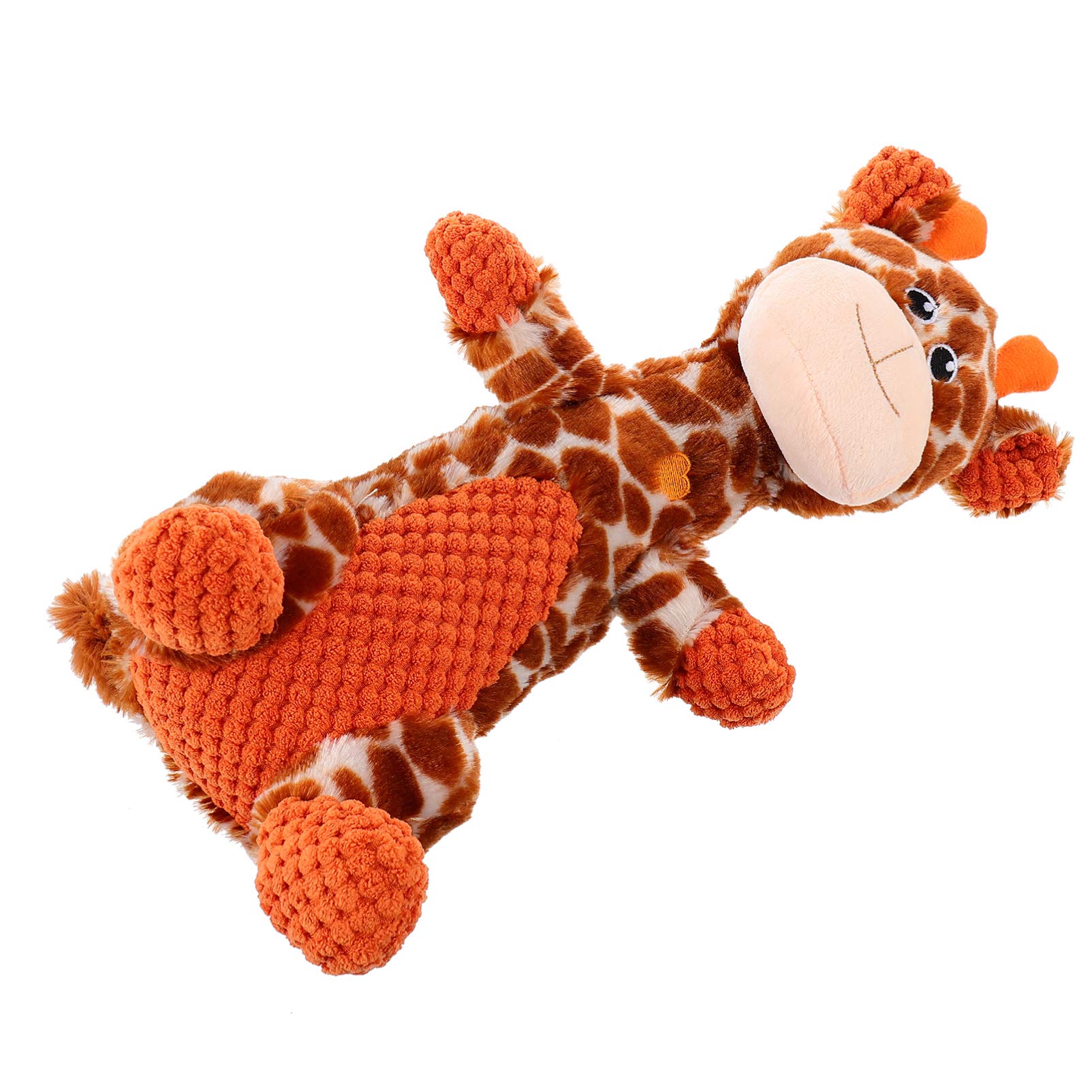 Balacoo Squeaky Giraffe Dog Toy - Durable Plush Chew Toy for Puppies & Small Pets, Teething Relief & Interactive Play - Perfect for Indoor Playtime, Training Rewards & Anxiety Relief