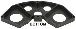 Eyepiece Accessory Tray for 6-Inch Diameter Piers (TRAY06H) - Perfect for Telescope Mounting and Astronomy Accessories Organization