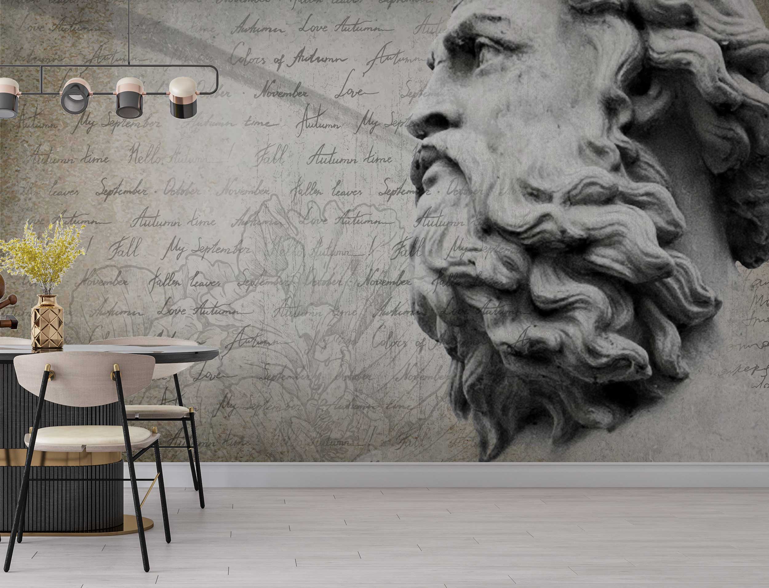 Zeus Theme Edition Wallpaper Mural - Greek Mythology Decor for Living Room | Perfect for Feature Walls & Home Theater Accents