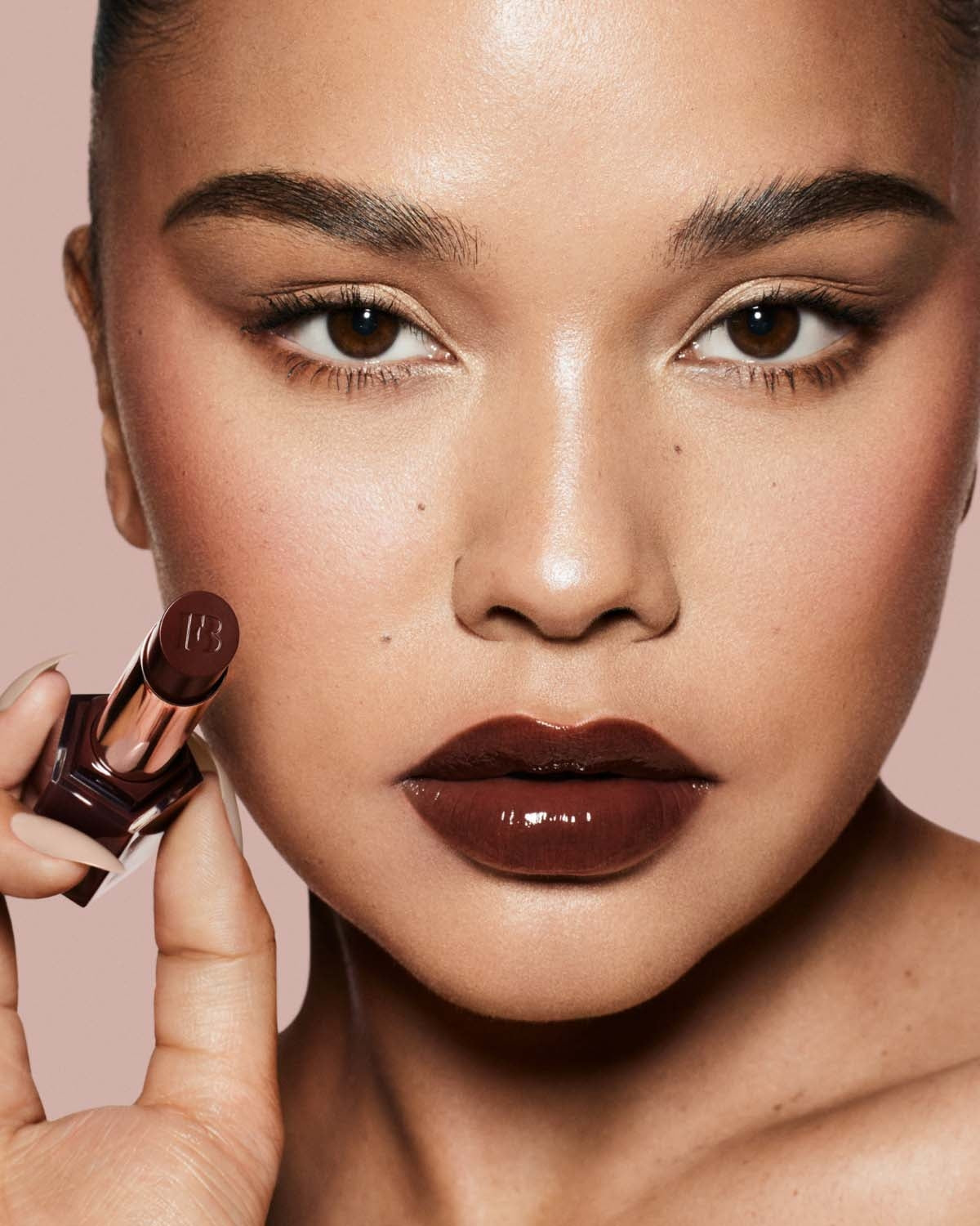 Gloss Bomb Stix High Shine Lip Gloss Stick - Hot Chocolit | Hydrating & Long-Lasting Lip Gloss for Everyday Wear & Special Occasions