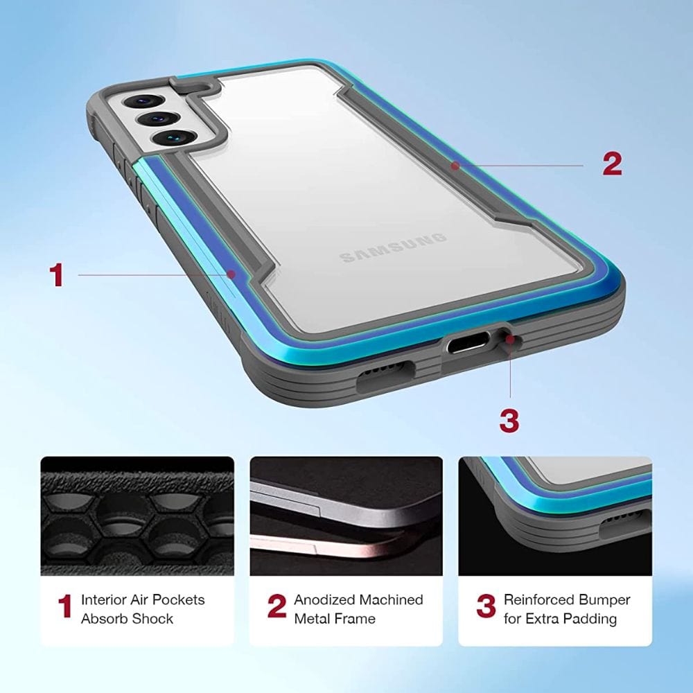 Samsung Galaxy S23 Shockproof Case - Raptic Shield Protective Cover | Durable Drop Protection for Everyday Use, Travel & Outdoor Activities