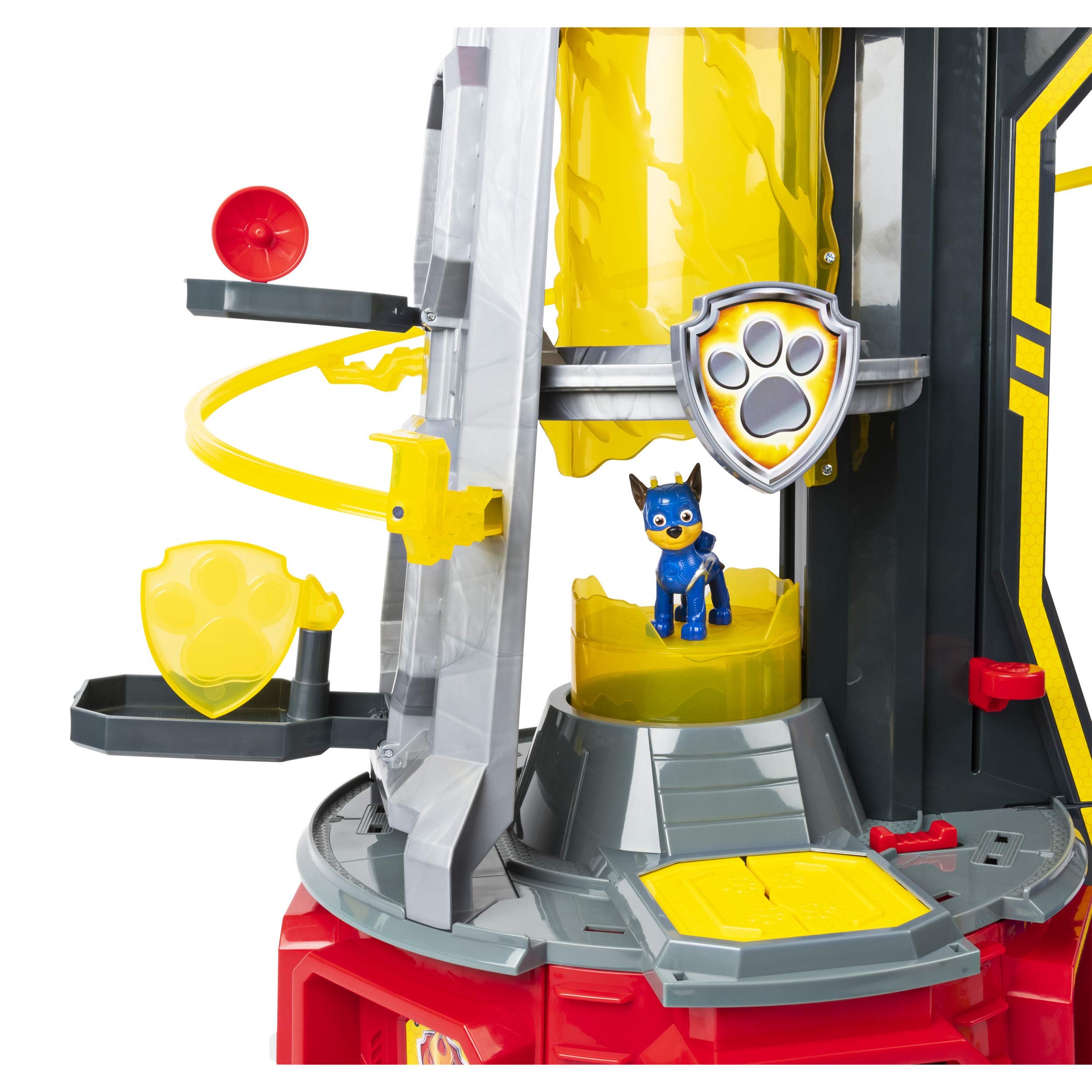 **Paw Patrol Mighty Lookout Tower Playset with 4 Exclusive Action Figures, Toy Car, Lights & Sounds – Amazon Exclusive Toy for Kids Ages 3+ | Interactive Adventure Playset for Imaginative Play**