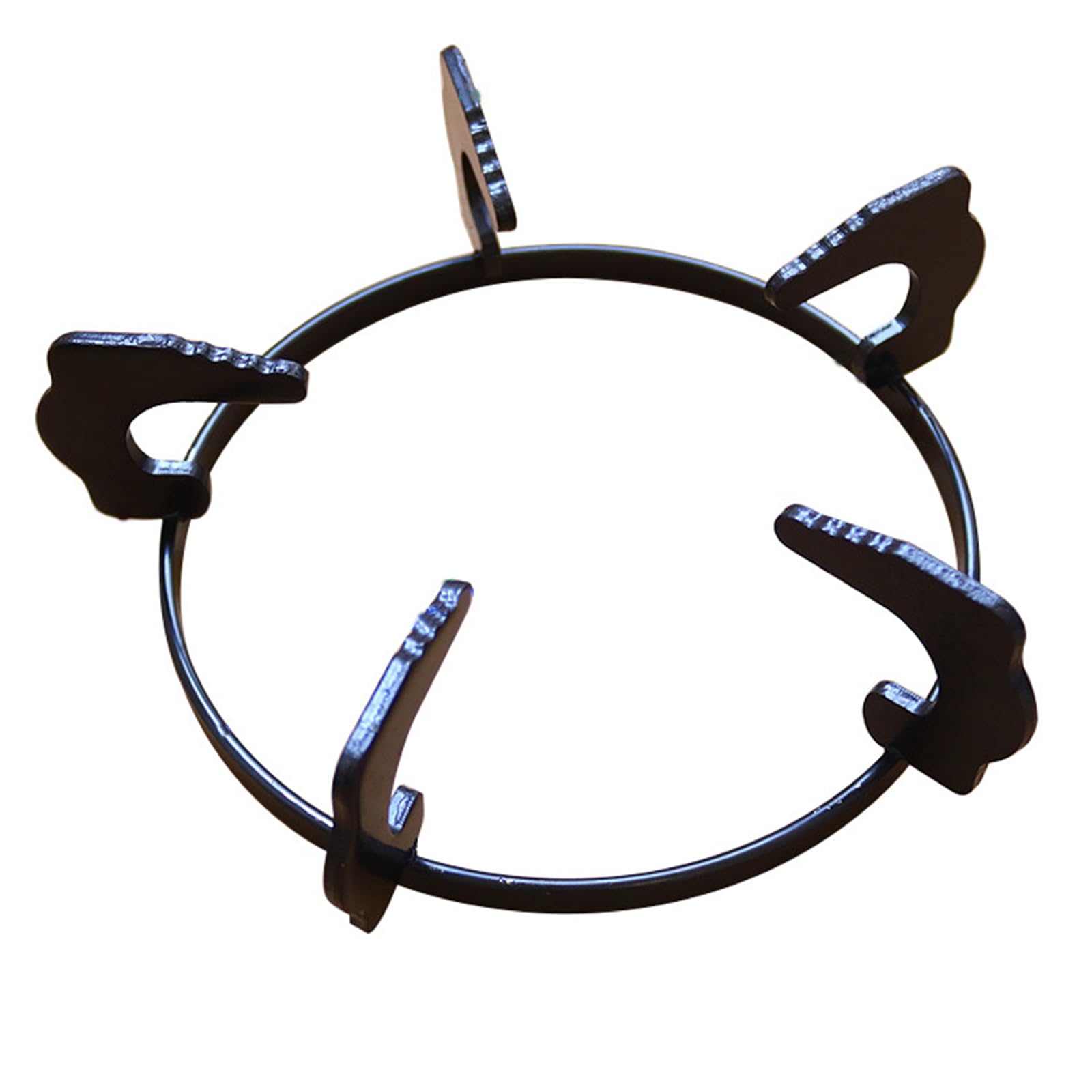Non-Slip Iron Wok Support Rings - 20.2cm Sturdy Cooking Stand for Woks & Pots - Perfect for Stovetop, Gas Burner & Outdoor Cooking