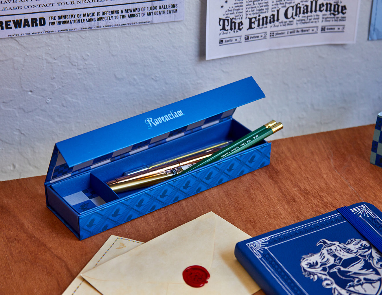 Harry Potter Ravenclaw Magnetic Pencil Case - School Supplies for Fans | Perfect for Back to School, Office & Study Organization