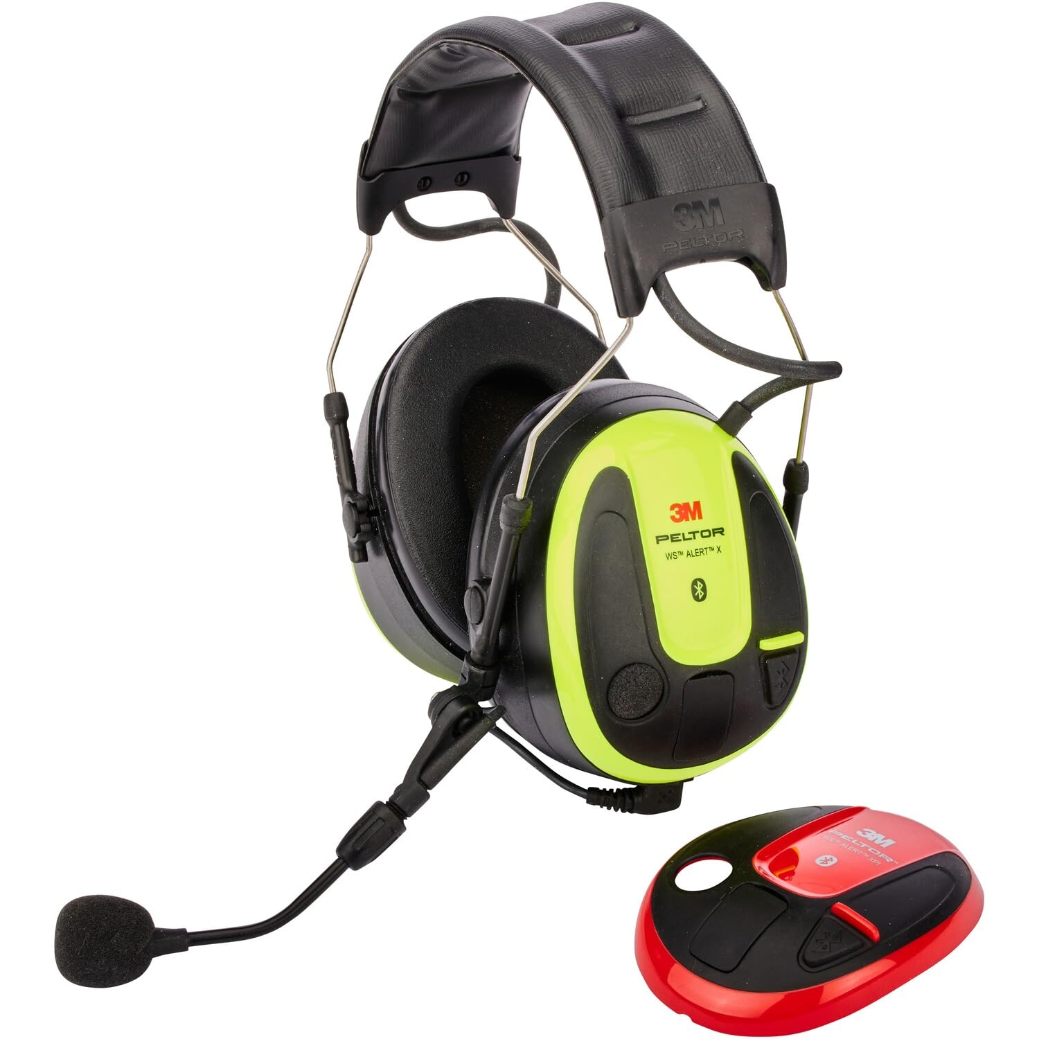 3M Peltor WS ALERT X MRX21A4WS6 Electronic Earmuff Hearing Protection Headset - 30 dB Noise Reduction, Communication Headgear for Shooting Range, Construction & Industrial Safety Use