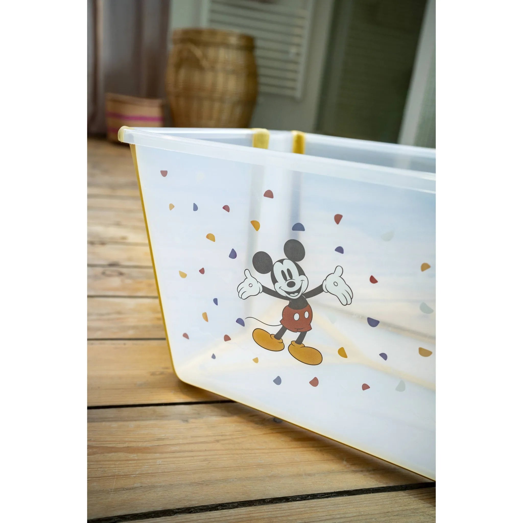 Mickey Mouse XL Flexi Baby Bath Tub for Newborns & Toddlers - Perfect for Bath Time Fun, Baby Shower Gifts & Nursery Essentials