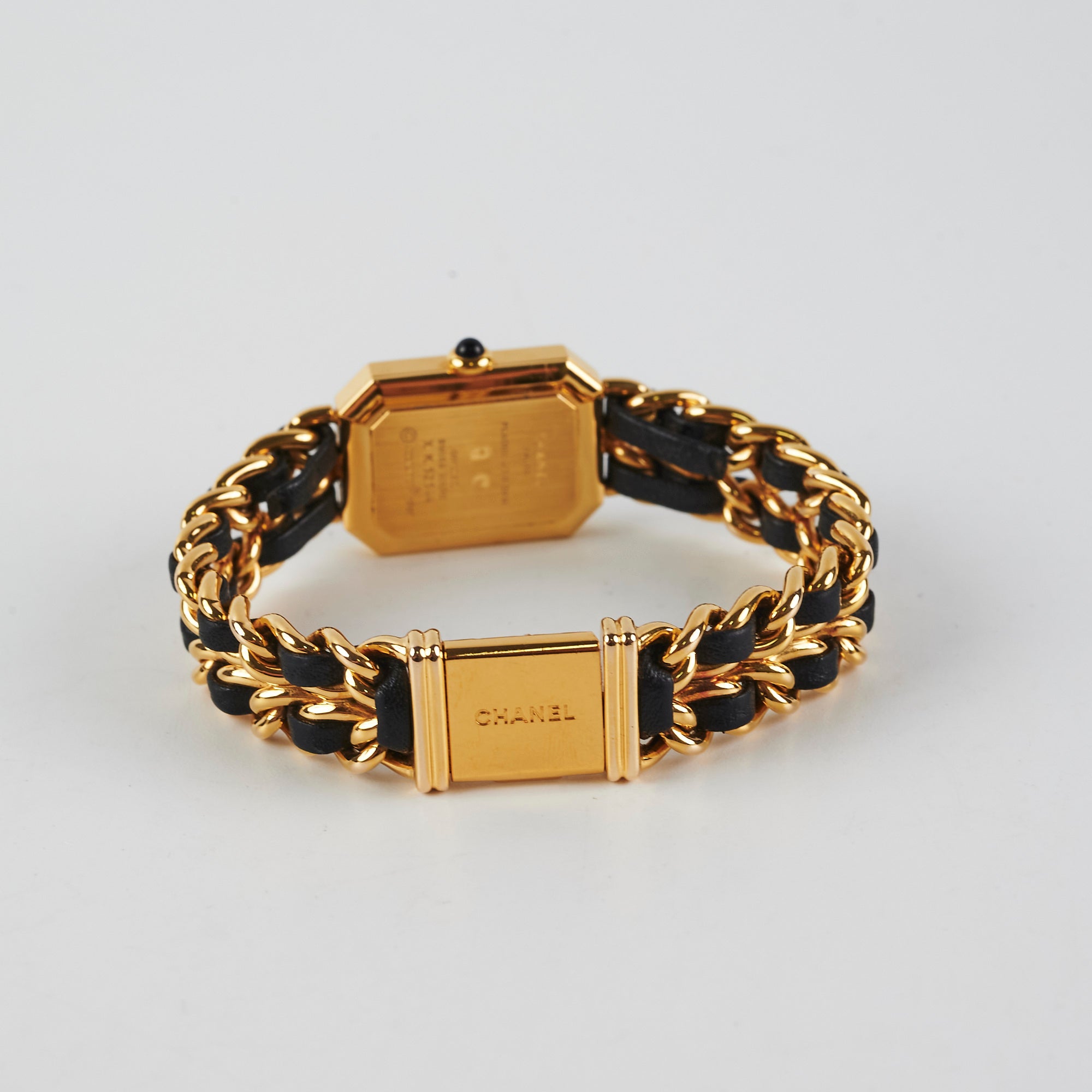 Chanel Premier Large Black Gold Luxury Watch for Women - Elegant Dress & Formal Occasions