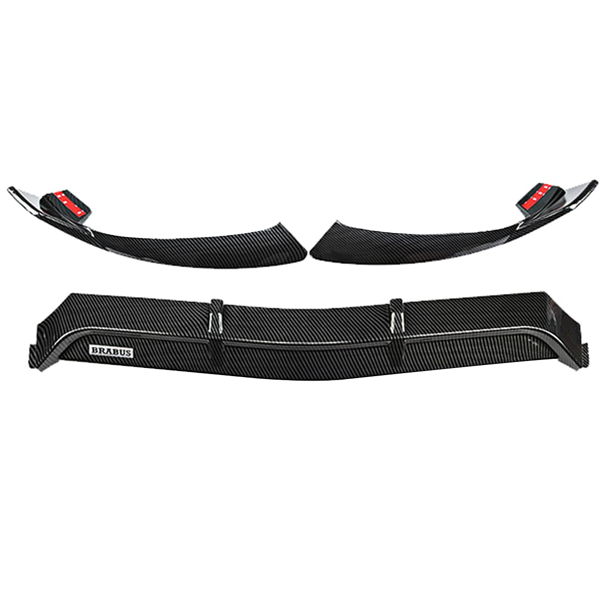 2019-2020 Mercedes Benz C-Class W205 Carbon Fiber Front Lip Spoiler - Bumper Chin Splitter Protector for Enhanced Aerodynamics & Style - Perfect for Street Racing & Car Shows