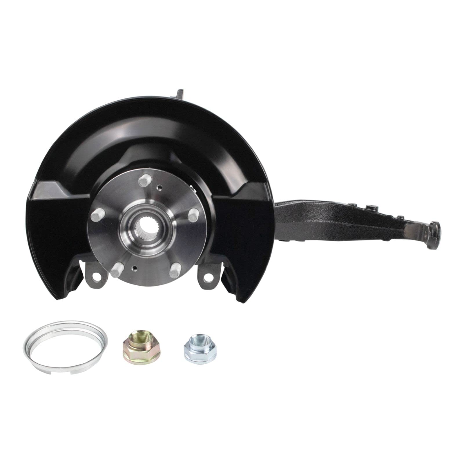 Front Wheel Bearing & Hub Assembly with Knuckle RH for Honda Accord 2.4L 2003-2007 - Replacement Part for Smooth Ride & Improved Handling - Perfect for City Commuting & Highway Driving