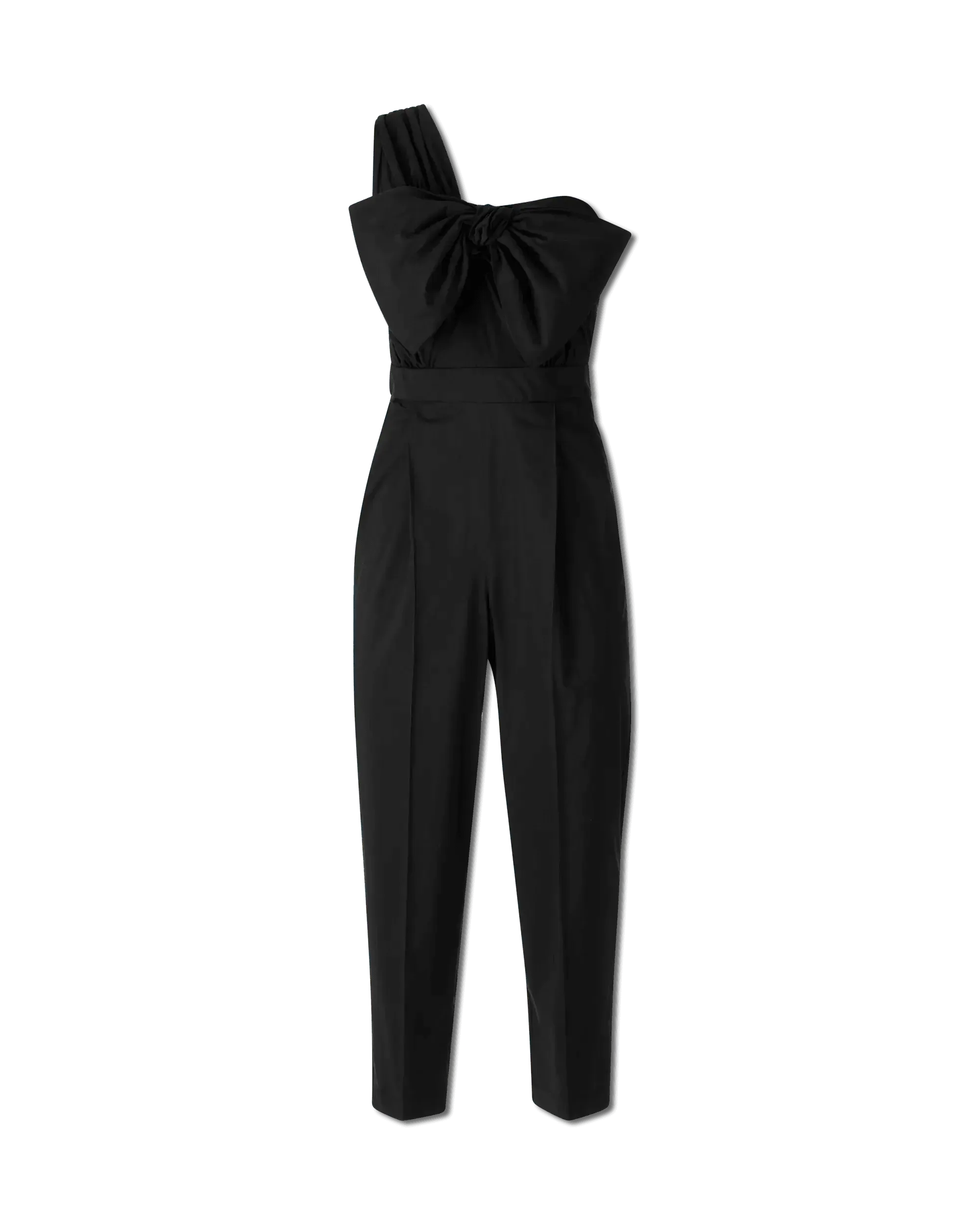 Elegant One Shoulder Bow Detail Jumpsuit for Women - Perfect for Cocktail Parties, Date Nights & Special Occasions
