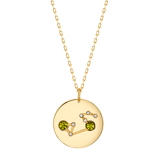 Leo Zodiac Pendant Necklace - Gold & Silver Constellation Charm Jewelry for Women - Perfect for Birthday Gifts & Astrology Lovers