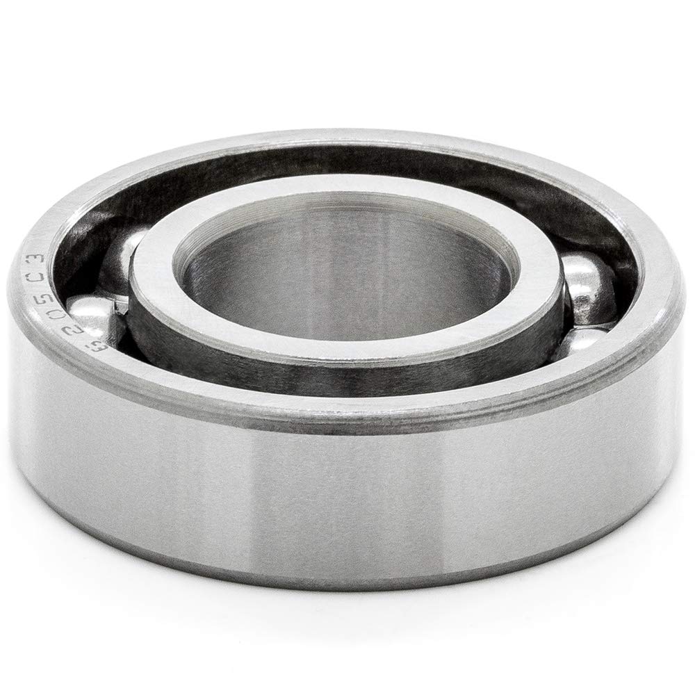 10-Pack 6205-OPEN Deep Groove Radial Ball Bearings 25x52x15mm (IDxODxWidth) Open Style C3 Clearance - Premium Industrial Bearings for Machinery, Automotive, and Power Tools Replacement
