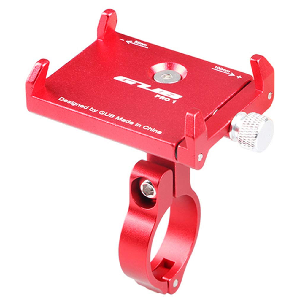 GUB PRO1 Universal Aluminum Bike Phone Mount - Adjustable Bicycle Handlebar Holder for 3.5-6.2 Inch Smartphones | Perfect for Cycling, Commuting & Outdoor Adventures