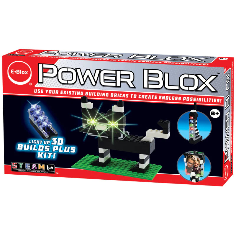 Power Blox™ STEM Building Blocks - 250+ Pieces Educational Construction Toy Set for Kids, Classroom & Homeschool Learning - Creative Engineering & Hands-On Play for Ages 6+
