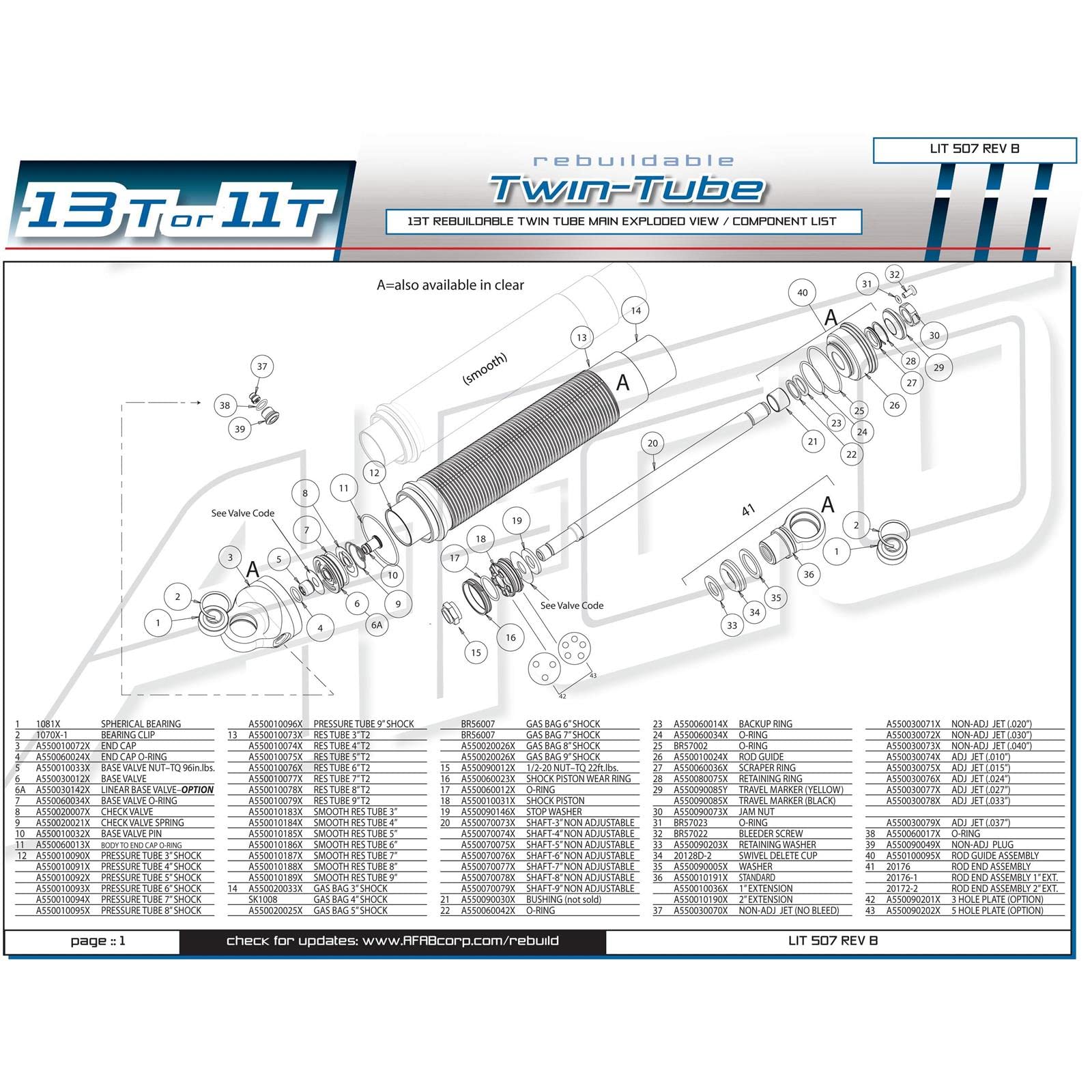 AFCO 1990X Replacement Shock Absorber - Steel Body Twin Tube Design, 9 Inch Length - Perfect for Truck & SUV Suspension Upgrades, Off-Roading & Towing Applications