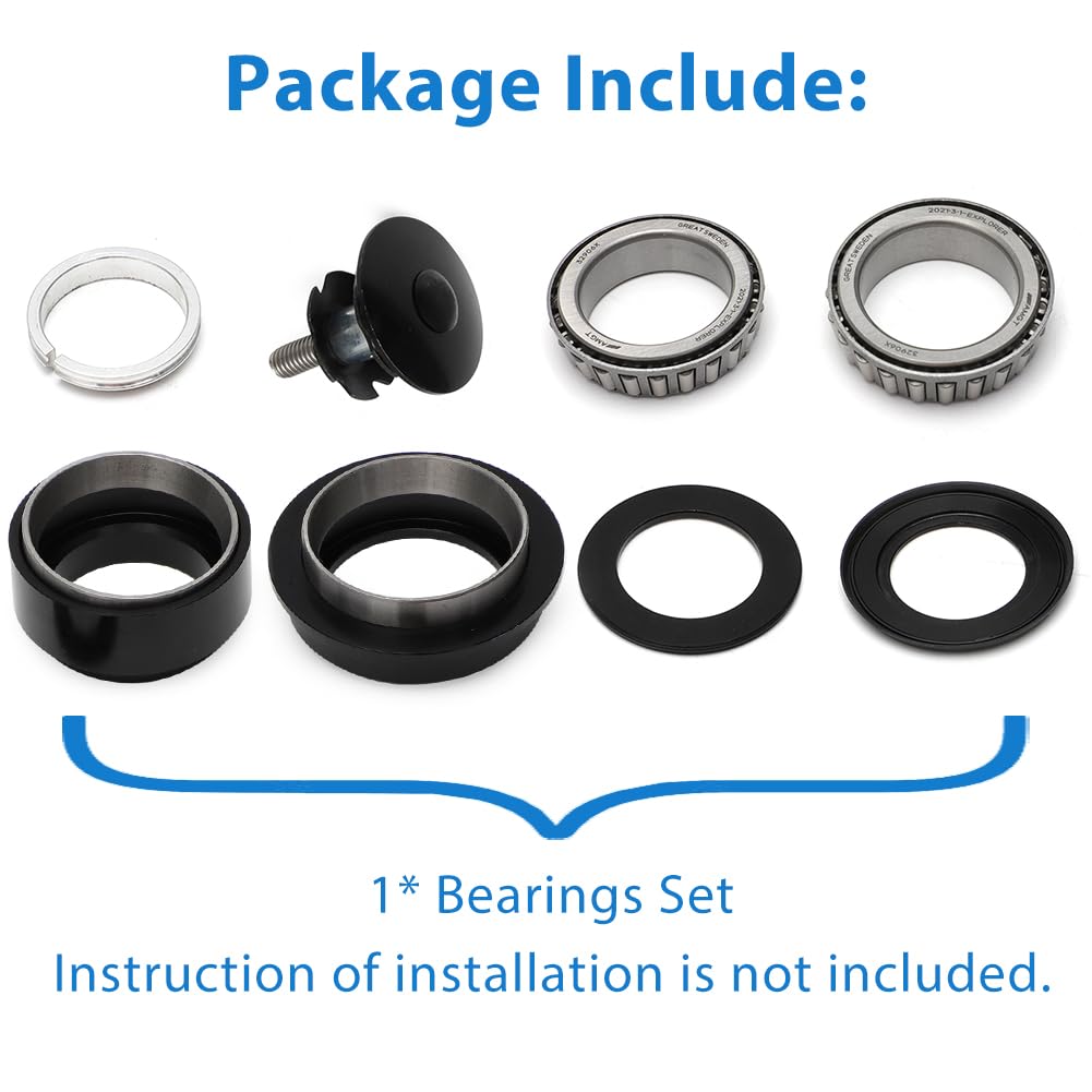 High-Quality Tapered Roller Bearing Kit for Sur-Ron Light Bee X - Motorcycle Headset Fork Bearings & Bicycle Head Tube Replacement - Perfect for Off-Road Riding & Maintenance