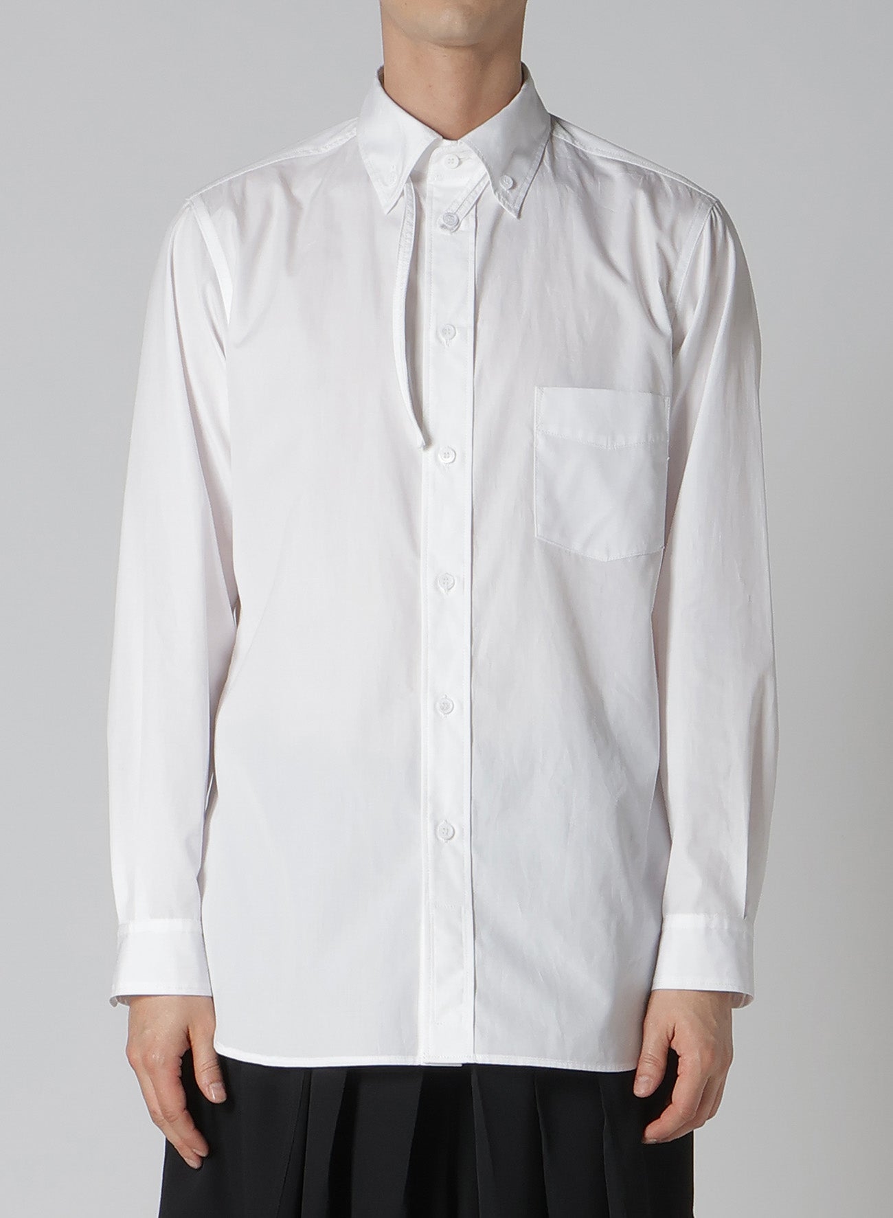 Chain Stitch Broad Loop Shirt for Men - Vintage Denim Button-Up Casual Wear for Street Style & Everyday Outfits