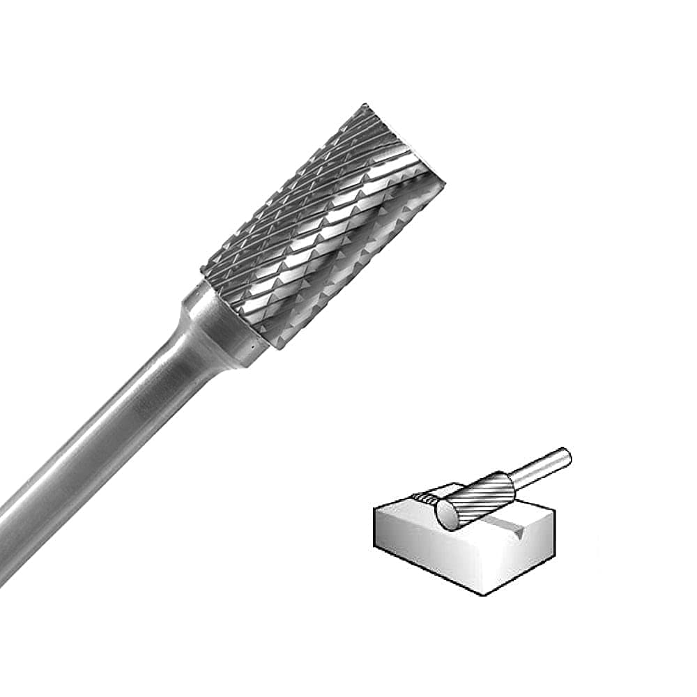 Premium Tungsten Carbide Rotary Burr Set - 3pc 1/4