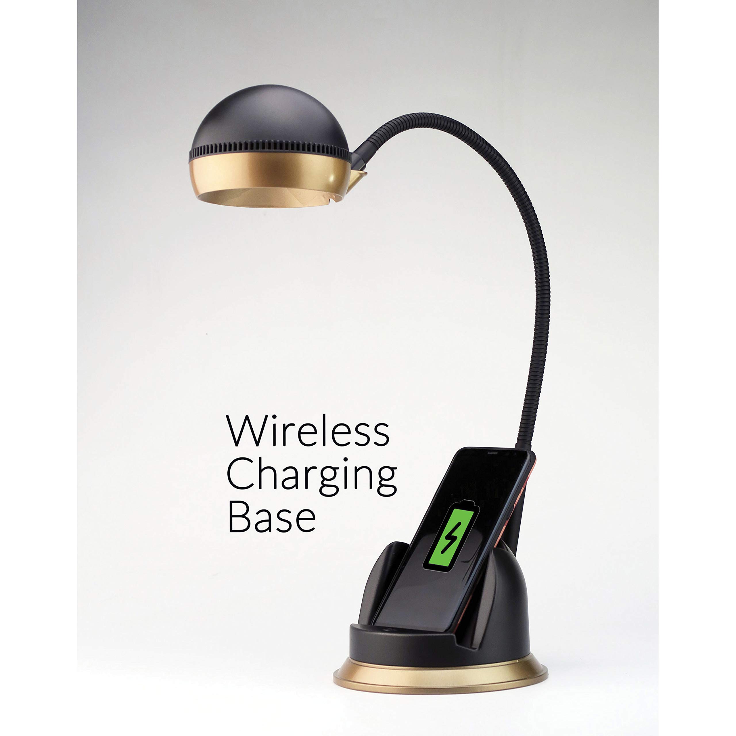 Lorell USB Charging Desk Lamp for Home & Office